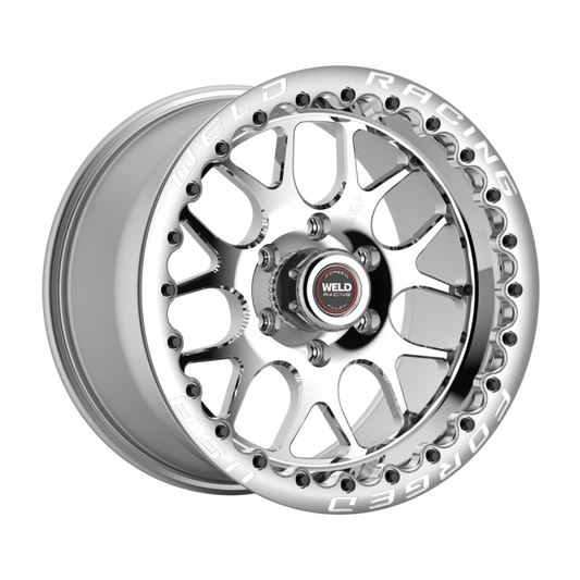 Weld S77 HD Beadlock 17x11/6x127/7.4 BS/3.18 HB-Polished Center-Polished Shell-Polished SBL Wheel