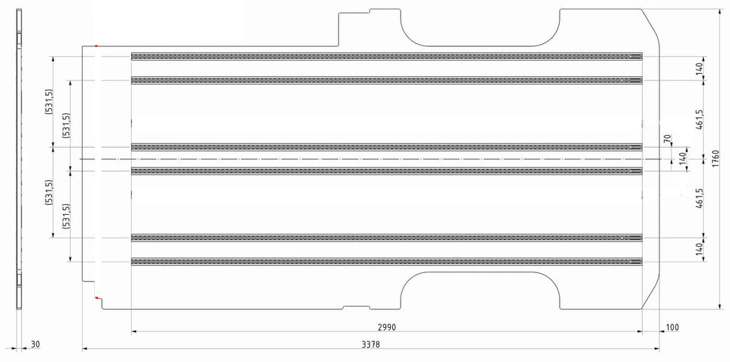 MobiFrame Sprinter SafeTrack Composite SmartFloor System