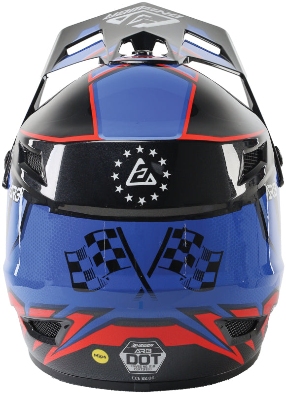 Answer AR3 Fari Helmet Red/White/Blue - XS