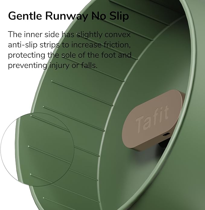 Silent Hamster Wheel 8.7 Inch Dual-Bearings Small Animals Quiet Running Exercise Wheels, Height Adjustable for Dwarf Hamsters, Gerbils, Mice, Hedgehog, Lemmings, or Other Small Pets,Nut Brown