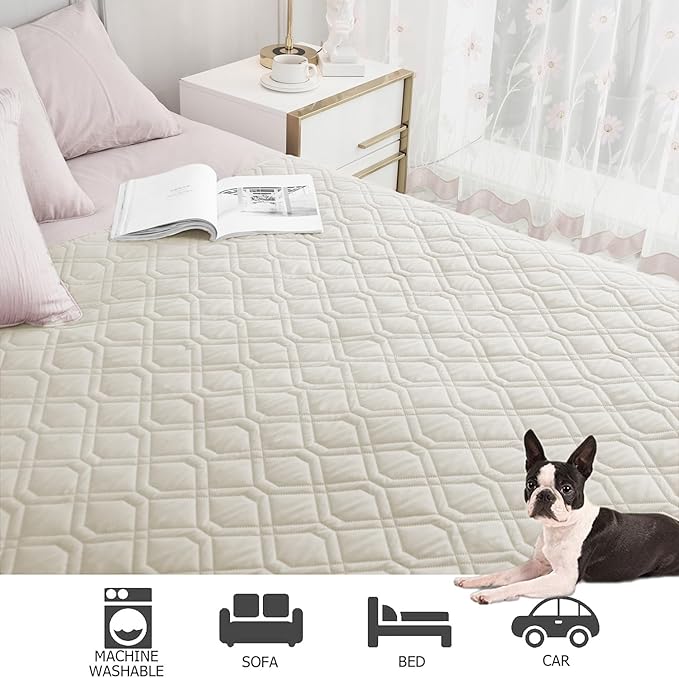 Ameritex Waterproof Dog Bed Cover Pet Blanket for Furniture Bed Couch Sofa Reversible