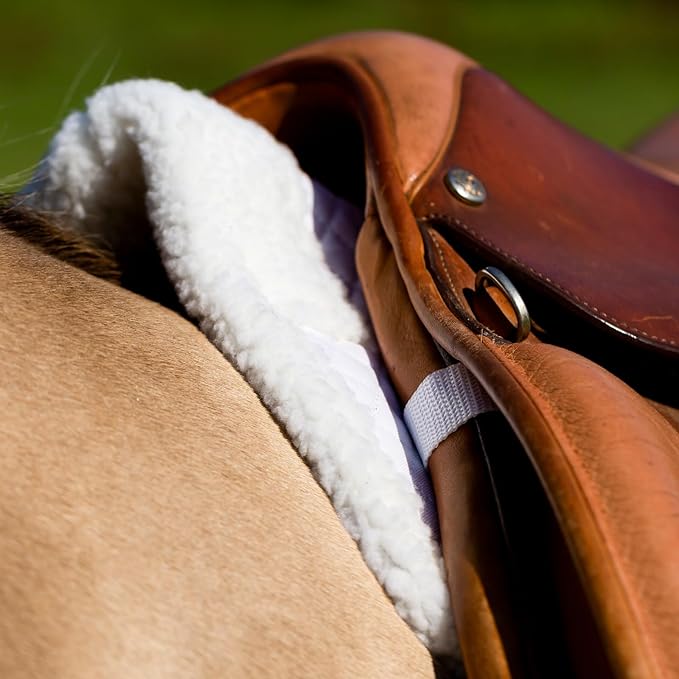 HORZE Fur Half Pad | Durable, Breathable, Non-Slip Correction Saddle Pad