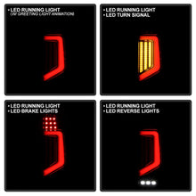 Load image into Gallery viewer, Spyder 05-21 Nissan Frontier Clear Light Bar LED Tail Lights - Black (ALT-YD-NF05AP-GR-LED-BK)