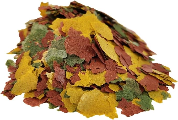 Aquatic Foods Inc. Tropical Fish Flakes, Mix of Krill, Color Enhancing, Spirulina Flakes for Cichlids, Angels, Tetras, Guppies, All Tropical Fish...WL…2-lbs Poly Bag