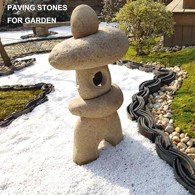 HappyFiller Polished 18 LB 1/2" White Matted Pebbles for Outdoor Garden Landscape Pave Walkway Small Rocks,Indoor Plants Succulents Cactus,Aquarium,Vase Fillers,Cultivation Hydroponic Stone,Zen