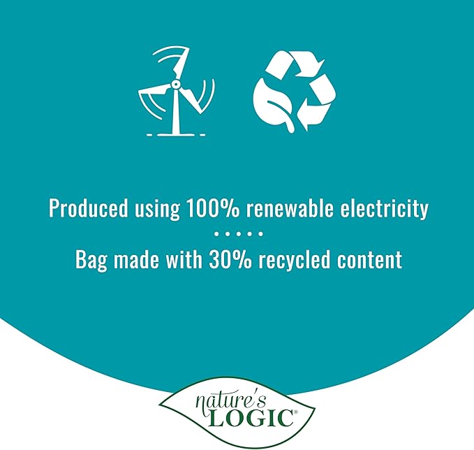 NATURE'S LOGIC Dry Dog Food - 100% Natural - No Synthetics - for All Ages, Sizes, Breeds - Free from Common Allergens, High Protein - Lamb Meal Feast, 13lbs