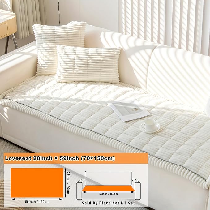 ZQFFB Pet Couch Cover Dogs Washable Non-Slip Couch Protector Pet Friendly Dog Mat for Couches and Sofas