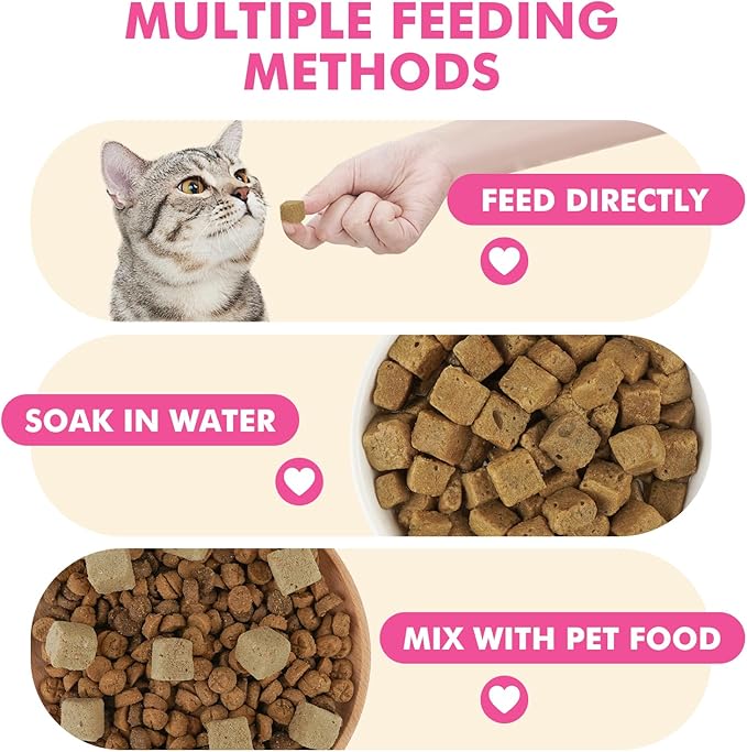 Freeze Dried Cats & Dogs Raw Treats, All Natural Single Ingredient Chicken Liver, High Protein Healthy Pet Training Treats or Food Topper, 6 oz