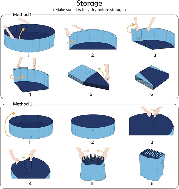 Jasonwell Foldable Dog Pet Bath Pool Collapsible Dog Pet Pool Bathing Tub Kiddie Pool Doggie Wading Pool for Puppy Small Medium Large Dogs Cats and Kids 71" Blue