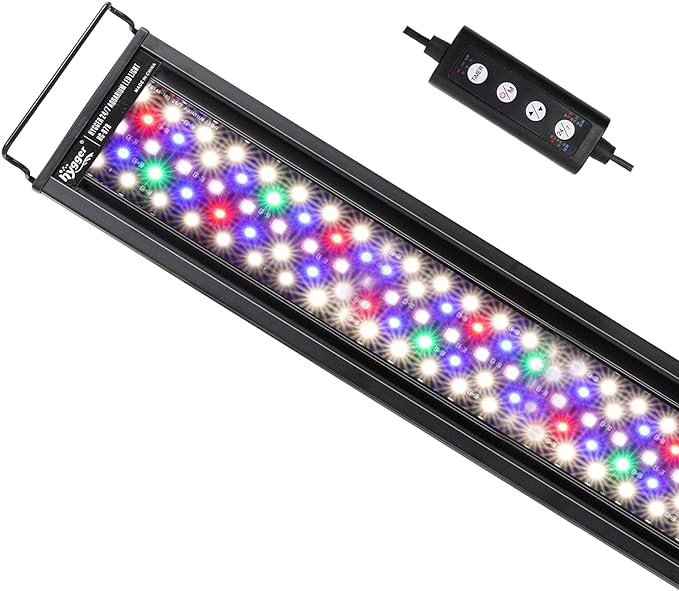 hygger Advanced LED Aquarium Light with Timer, 24/7 Lighting Cycle & DIY Mode, Full Spectrum Fish Tank Light for 30-36 in Freshwater Planted Tank