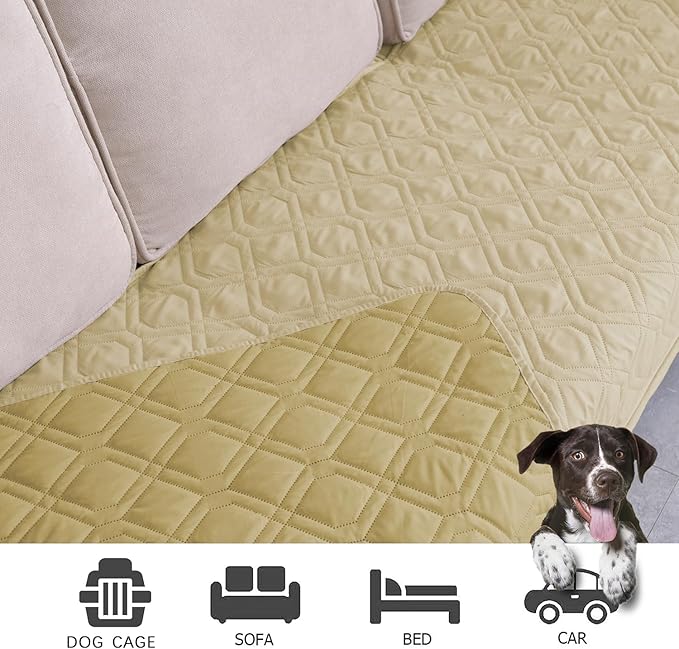Ameritex Waterproof Dog Bed Cover Pet Blanket for Furniture Bed Couch Sofa Reversible