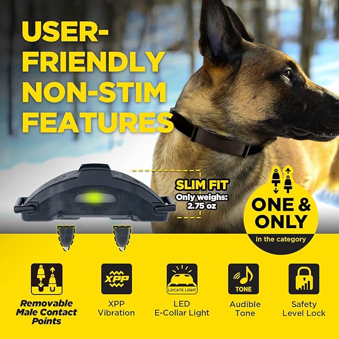 Dogtra ARC-X E-Collar for Dog Training - 3/4 Mile Range, for Dogs 15 lbs+, Slim Design, IPX9K Waterproof, 100 Stimulation Levels, Vibration, Tone, Rechargeable - Dog Owners and Professional Trainers