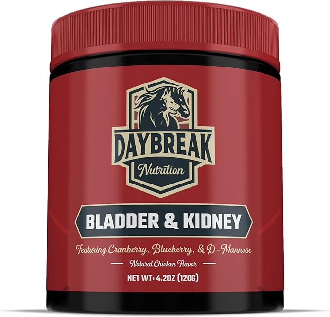 Bladder and Kidney Relief for Dogs & Cats by Daybreak Nutrition | Powder Cranberry Supplement for Dogs and Cat for UTI Treatment & Urinary Support | Dog & Cat Urinary Tract Infection Remedy Supplement