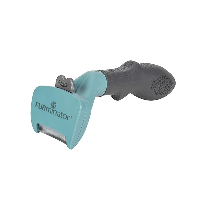 FURminator® deShedding Tool For Small Cats, Short Hair, Removes Loose Hair From Shedding