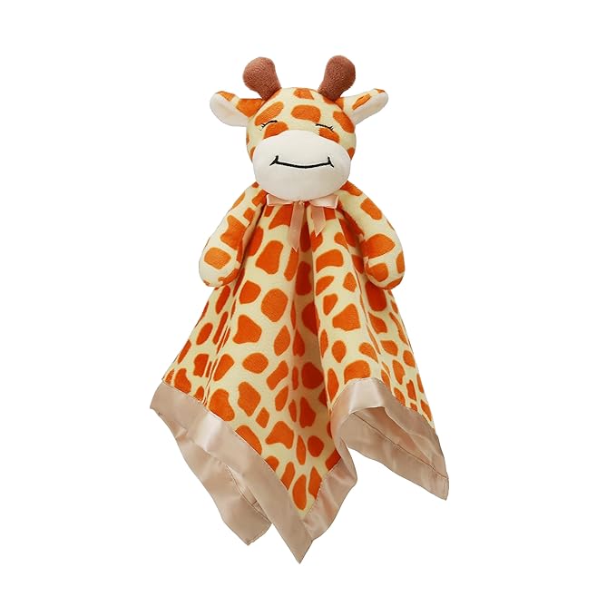 Pro Goleem Giraffe Loveys for Babies Soft Security Blanket Snuggle Toy Stuffed Animal Blanket Unisex Baby Lovie Baby Gifts for Infant and Toddler 16 Inch