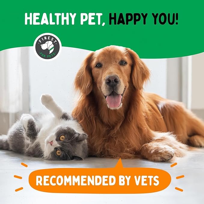 TummyWorks Probiotic Powder for Dogs & Cats. Probiotics For Digestive Health, Immune Support, Diarrhea, Gas, Itching & Seasonal Allergies. With Digestive Enzymes & Prebiotics. Made in USA - 160 Scoops