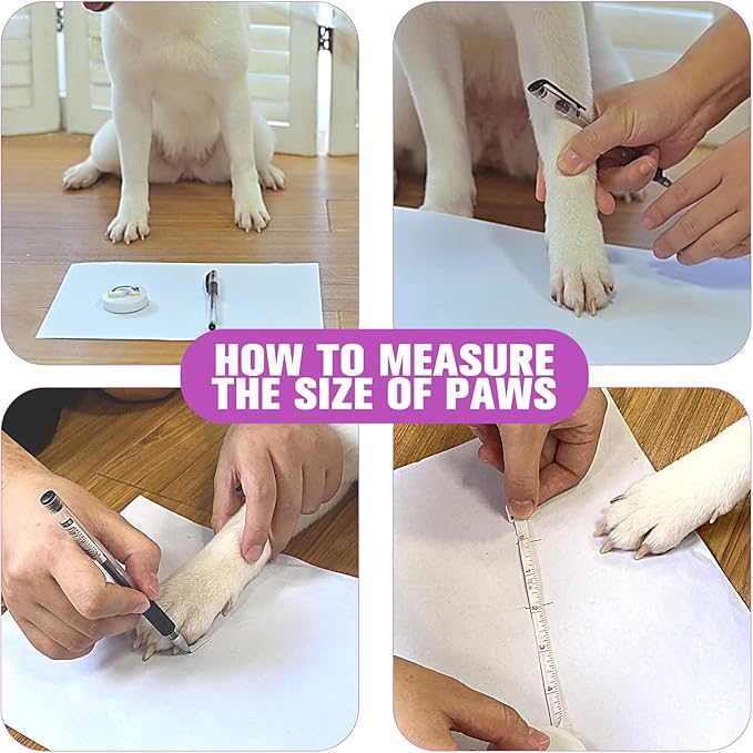 EXPAWLORER Anti Slip Dog Socks to Prevent Licking Paws, Dog Shoes for Hot Pavement, Dog Booties for Small Medium Large Senior Dogs, Traction Control Dog Boots & Paw Protectors for Hardwood Floors
