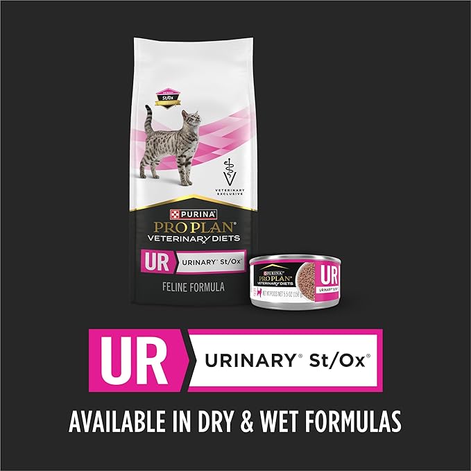 Purina Pro Plan Veterinary Diets UR Urinary St/Ox Feline Formula Dry Cat Food - 6 lb. Bag