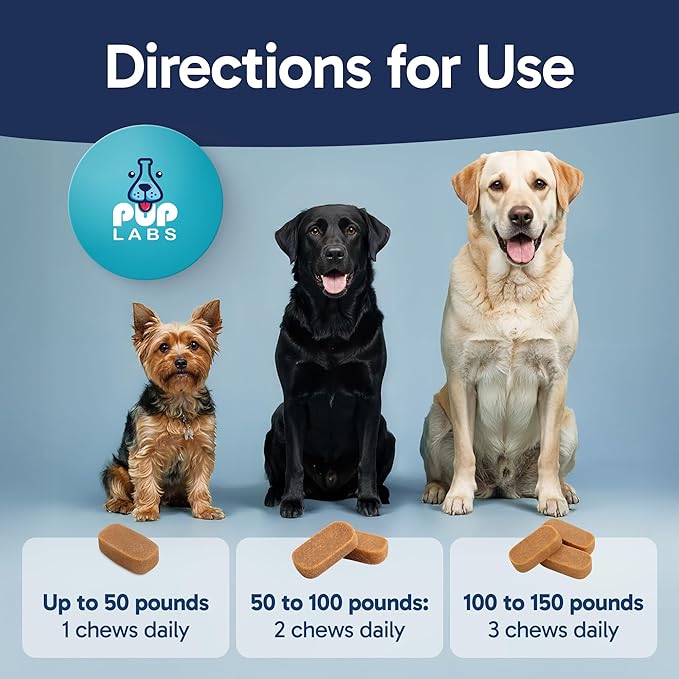 Tummy Essentials Probiotic Chews for Dogs, Supports Gut Health for Dogs and Firm Stools, Helps Eliminate Digestive Dysfunction, Dog Probiotics Made in The USA, 30 Chews