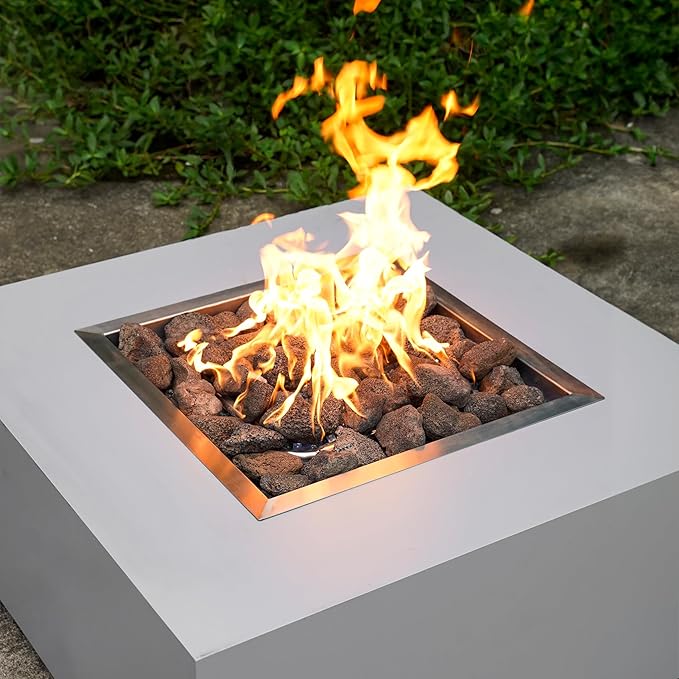 Mr. Fireglass Lava Rock Granules, Large Black Volcanic Lava Rock for Fire Bowls, Fire Pits, Gas Log Sets, Indoor or Outdoor Fireplaces - 10 Pounds (2.75"-5")