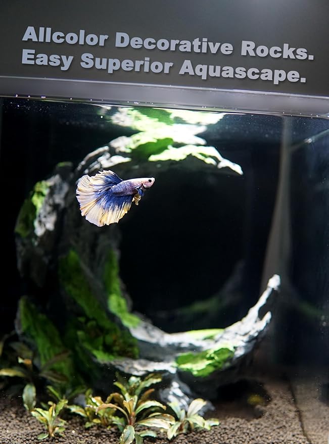 Fish Tank Decor Rocks.Aquarium Decoration Model.Easy Superior Aquascape (Moon Valley)