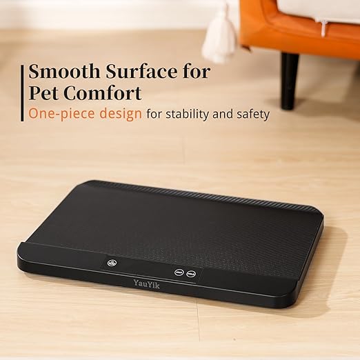 YauYik Digital Pet Scale for Accurate Weighing - Baby Scales for Weighing, Ideal for Small Pets, Puppies, and Cats with Non-Slip Mat - LED Display with Hold Function, Measures Up to 40kg