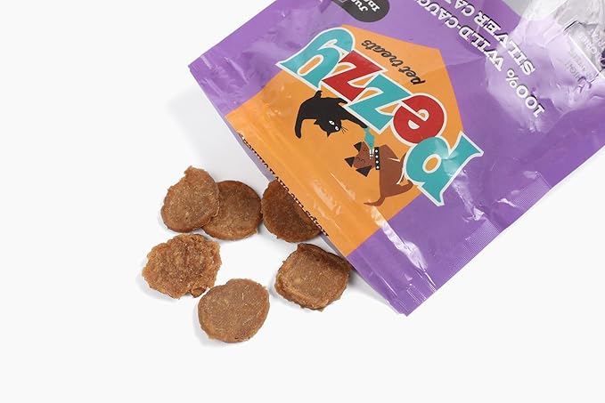 Silver Carp Chips Dog & Cat Treats | Single Ingredient | Wild Caught | Made w/Invasive Fish | Grain Free | High Protein + Low Fat | Hypoallergenic | Compostable Packaging | Made in The USA