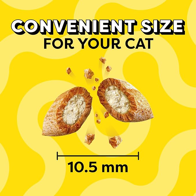Temptations MixUps Catnip Fever Flavor Crunchy and Soft Cat Treats, 3 oz. Pouch (Pack of 12)