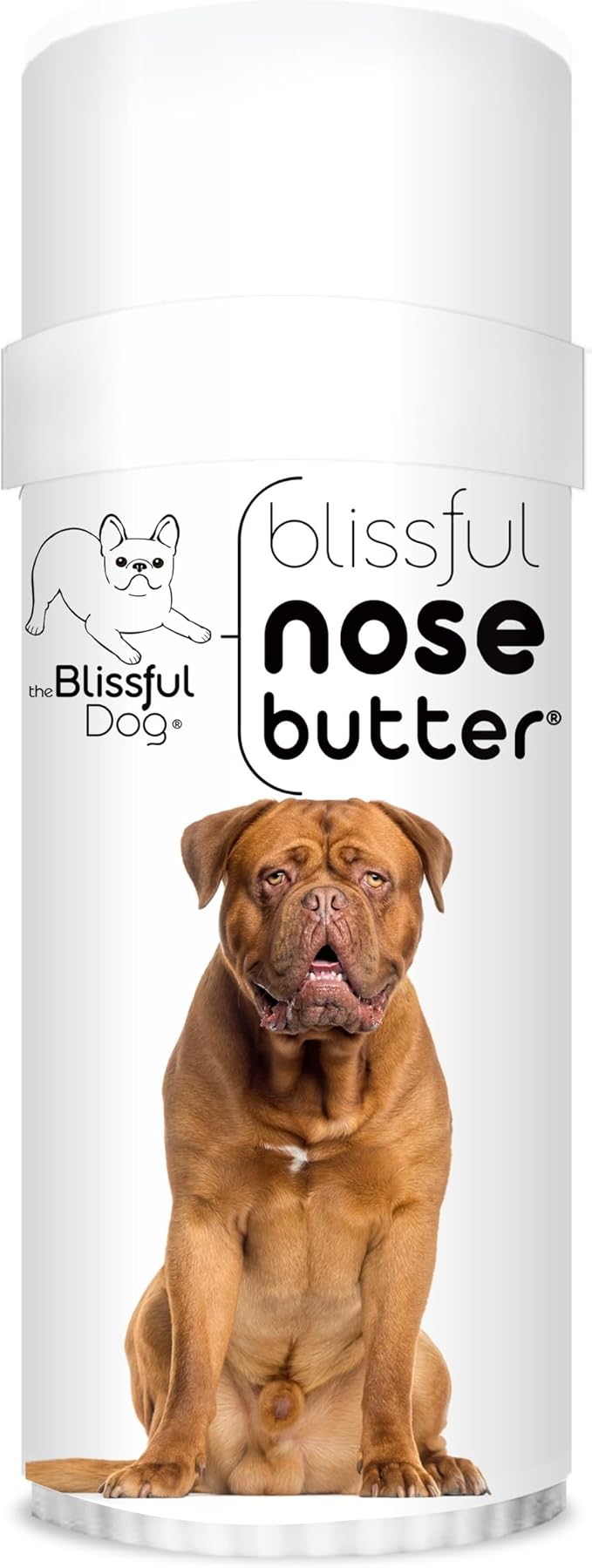 The Blissful Dog Dogue De Bordeaux Unscented Nose Butter, 2.25-Ounce Tube