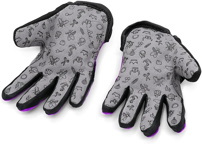 woom TENS Bike Gloves, Child’s & Youth Bicycle Full Finger Protection with Grip for Road Cycling & Mountain Biking (Boys & Girls)