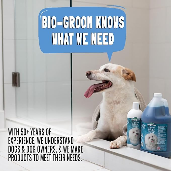 Bio-Groom Oatmeal Dog Shampoo - for Allergies and Itching, Cruelty-Free, Dog Bathing Supplies, Puppy Shampoo for Sensitive Skin, Made in USA, Anti-Itch Dog Products - 12 fl oz 2-Pack