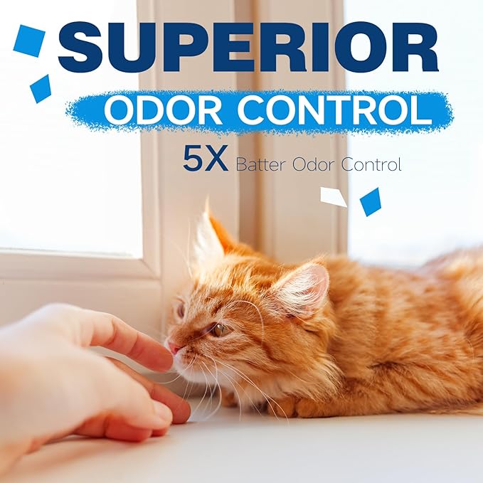 Made4Pets Cat Litter Crystals Kitty Litter Odor Control Crystal Litter Non Clumping No scooping Low Dust, Low Tracking, Lightweight, Dehydrates Waste,– 13.2 lbs (4 x 3.3 lb Packs)