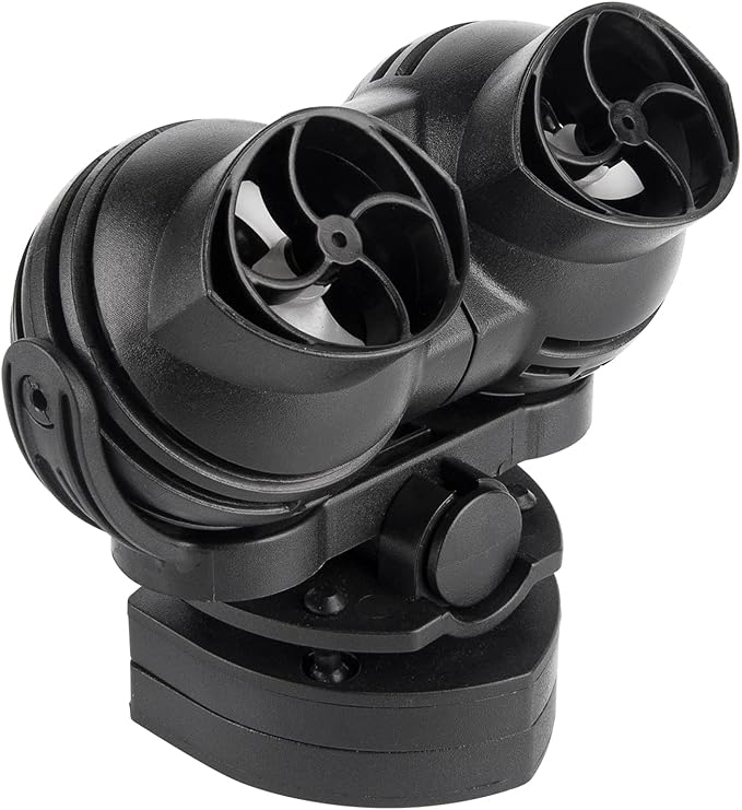 FREESEA Wave Maker for Aquarium Powerhead: 1600 GPH Circulation Pump - 360° Adjustable Power Head Wavemaker with Magnetic Suction for 75 Gallon - 125 Gallon Fish Tank | Saltwater | Freshwater