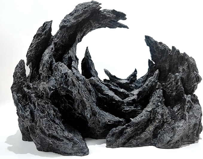 Fish Tank Decor Rocks.Aquarium Decoration Model.Easy and Quick Solution for Aquascaping.(Perched Canyon-24inch)
