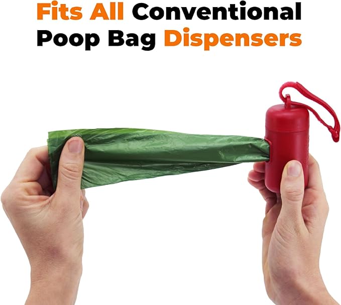 Best Pet Supplies Poop Bags for Dogs, 50% Post-Consumer Recycled Content dog waste bags on rolls, fits all poop bag holders for leashes - 600 Count, Green, Lavender Scented