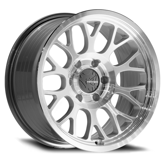 Mamba M28 18x9 6x135 ET0 Silver Wheel w/ Mirror Machine Face & Lip