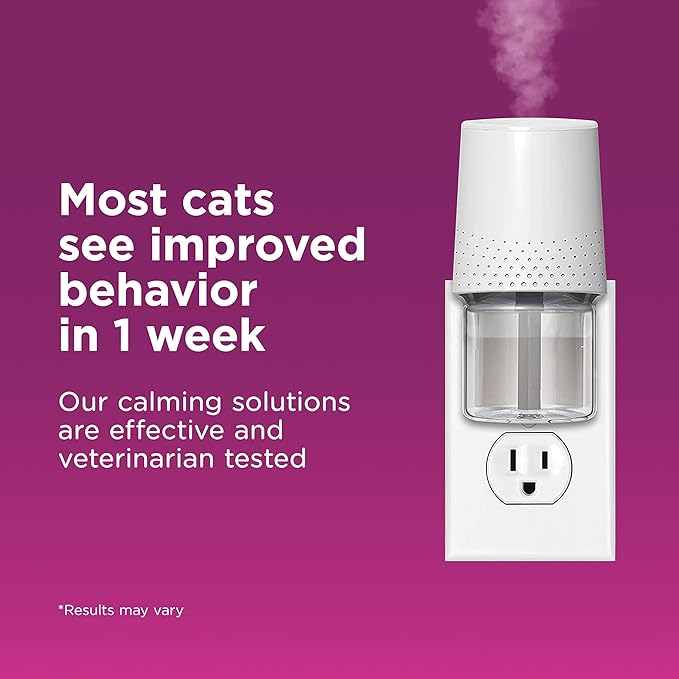 COMFORT ZONE Value Kit: 3 Cat Calming Diffusers & 6 Refills; Cat Pheromones Help Anxiety; Reduce Stress, Urine Marking, Scratching