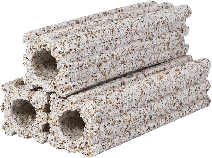 ALEGI Ceramic Bio Filter Media, Porous Media Filter Media for Sump Tank, Pond, Aquarium Fish Tank (Small 108 pcs)