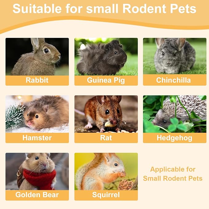65PCS Rabbit Bunny Guinea Pig Chew Toys Treats, Chinchilla Hamster Chews Toys for Teeth, Timothy Hay Chips Treats Sticks for Rabbit Guinea Pig Chinchilla Hamster Rat