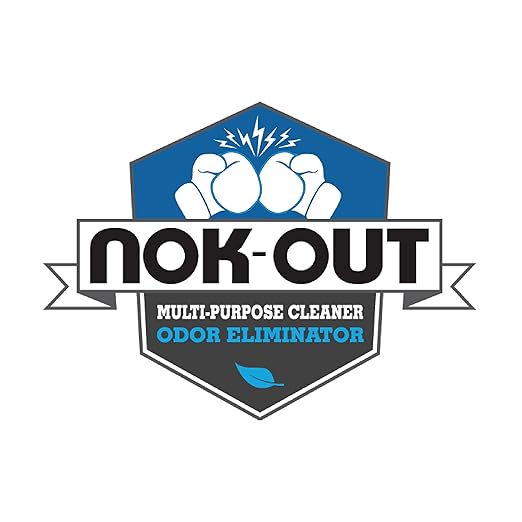 NOK OUT Odor Remover, Pet Deodorizer and Cleaning Spray, Made in the USA, 1 Gallon