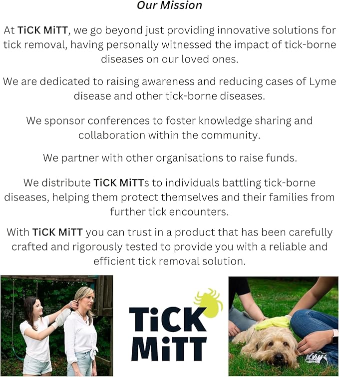 Blue Protective Glove for Tick Removal from Pets & Humans - Easy, Gentle, Chemical-Free Tick Handling - Portable & Durable for Outdoor Adventures