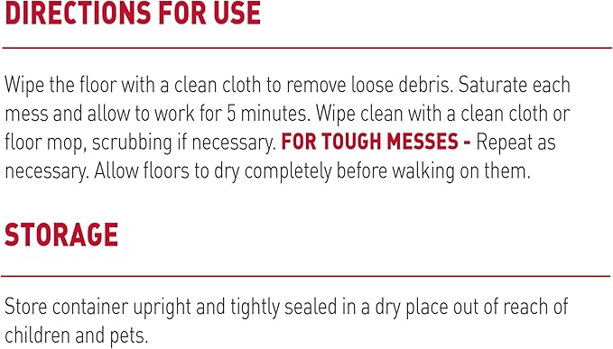 Nature's Miracle Hard Floor Cleaner, 24 Ounces, Dual-Action Stain and Odor Remover Works to Remove Tough Pet Stains and Odors On Sealed Wood and Hard Floor Surfaces