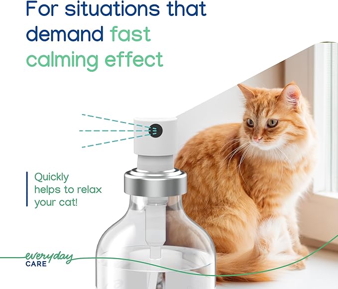 Virbac Zenifel Cat Spray for Managing Stress-Related Behaviors in Kittens & Cats - Quick-Acting - Ideal for Unexpected Stressful Situations - 1 Bottle