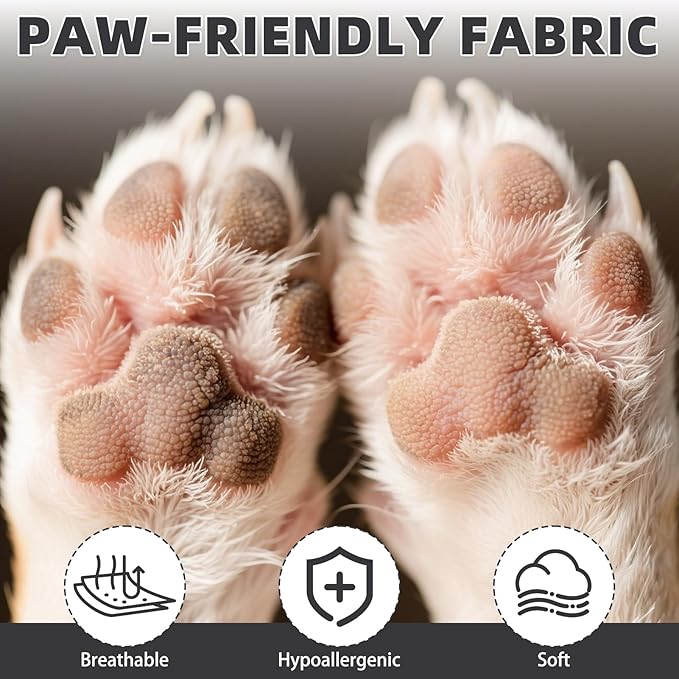 KOOLTAIL Dog Socks for Hot Pavement, Summer Breathable Dog Socks to Prevent Licking Paws, Non Slip Pet Boots & Paw Protectors for Hardwood Floor,Grippy Shoes for Small Medium Large Senior Dogs,Black L