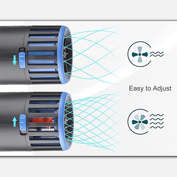 Carefree Fish Magnetic Aquarium Wave Maker 10W 1900Gph for 20~120Gal Fish Tank Quiet and Strong Powerhead Submersible Water Circulation Pump for Freshwater and Saltwater