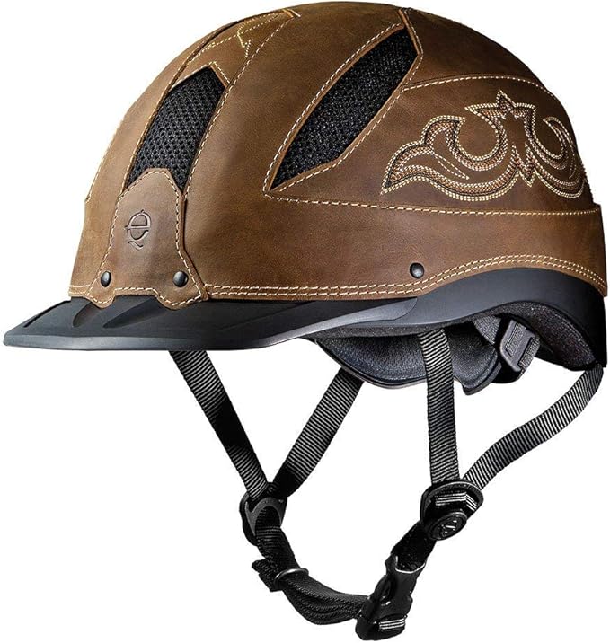 Troxel Cheyenne Rugged Horse Riding Helmet, Low-Profile, Self-Adjustable Design, Safety Horseback Riding Gear