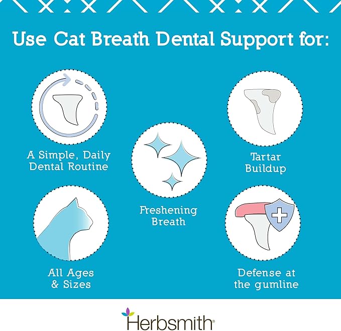 Herbsmith Cat Breath - Dental Support for Cats - 75g