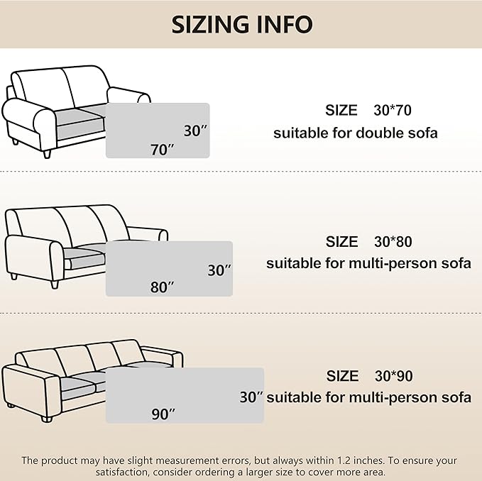 gogobunny 100% Double-Sided Waterproof Dog Bed Cover Pet Blanket Sofa Couch Furniture Protector for Puppy Large Dog Cat, Reversible (30x90 Inch (Pack of 1), Dark Cream/Light Cream)