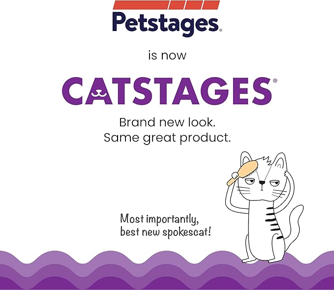 Catstages Grass Patch Hunting Box Interactive Bat & Swat Game for Indoor Cats, 3 Jingle Balls Included, Green