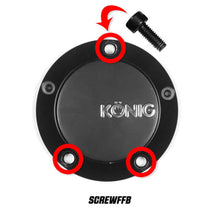 Load image into Gallery viewer, Konig Cap Screw (Black) For CAPFFB - Flow Formed (Single)